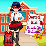 Dotted Girl Back To School