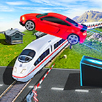 Marvelous Highway Car Stunt Ramp Car Stunt Race