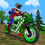 Motorbike Stunt Super Hero Simulator