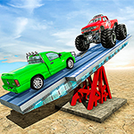 Seesaw Ramp Car Balance Driving Challenge