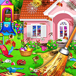 Sweet Home Cleaning: Princess House Cleanup Game