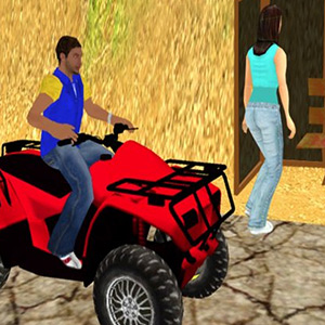 Traffic Racer Quad Bike Game